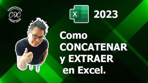 Como CONCATENAR Y EXTRAER FÁCIL en EXCEL