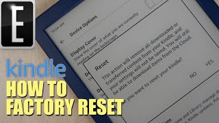 How To Factory Reset Your Kindle Basic 2022 screenshot 5