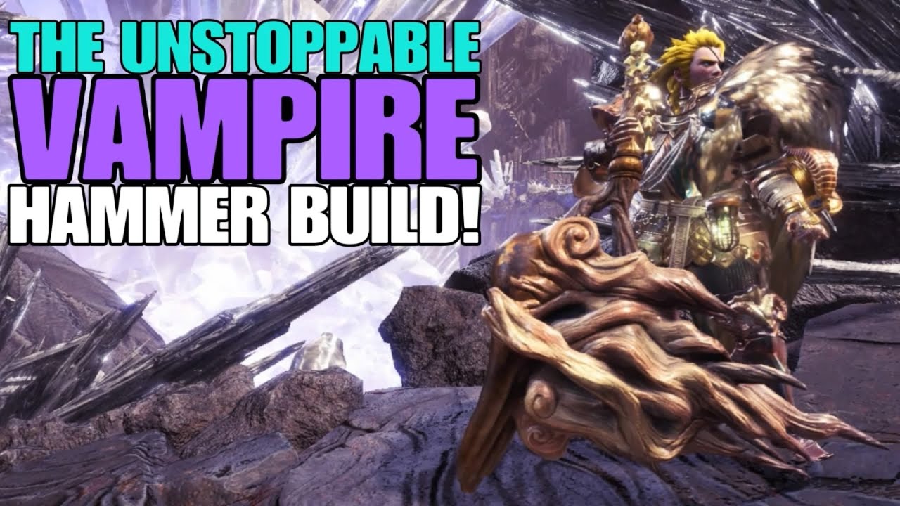 MHW Iceborne The Unstoppable Vampire Hammer Build! (Safi's