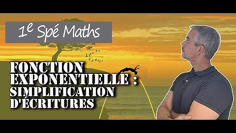 Fonction Exponentielle - Simplification d