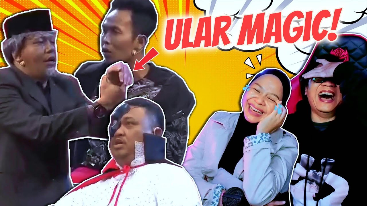 ADA ULAR MAGIC🤣 LAWAK GILER‼️ SEPAHTU - MAHARAJA LAWAK MEGA Reaction - INDOREACTTV
