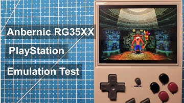 Anbernic RG35XX PS1 Games Emulation Test