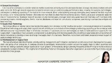 MODULE 6: SUPPLY CHAIN MANAGEMENT STRATEGY_GROUP 2 BSHM3A