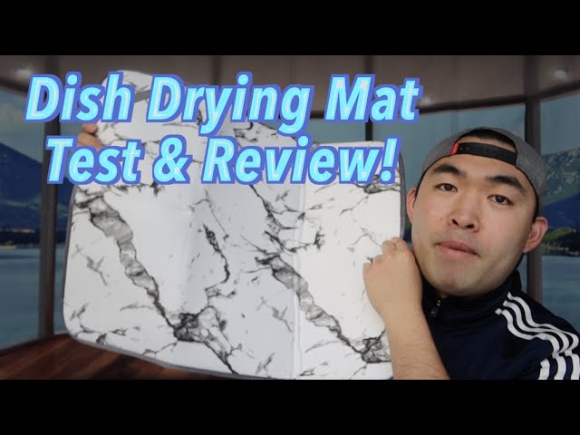 How to Wash a Dish Drying Mat