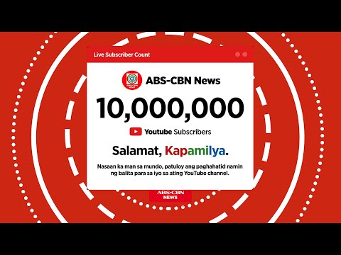 Happy 10 million subscribers! Salamat, Kapamilya!