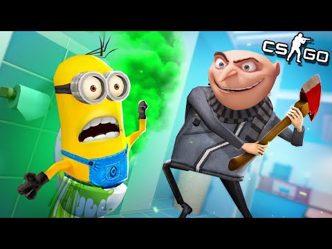 CSGO - ¡SOMOS MINION ESCAPANDO de GRU BUSCAMOS EL ESCONDITE TRAMPA! - HIDE AND SEEK