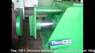 De Graaf Buig086 Spantenbuiger Straightener Richtmaschine Niveladores