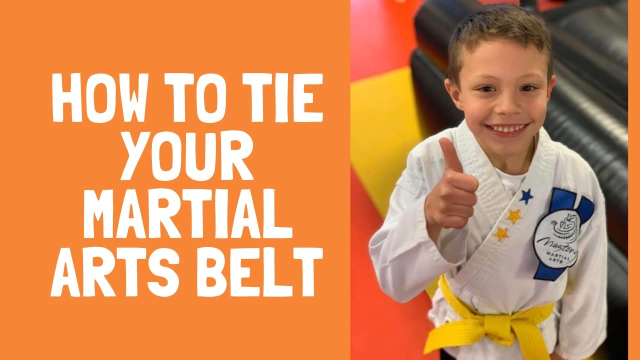 How to tie your Martial arts belt MasteryMartial arts YouTube