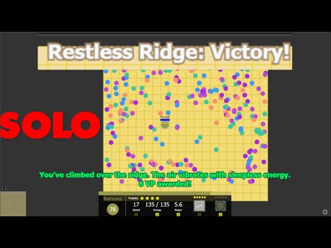 Evades.io - Solo'ing Restless Ridge with Rameses 