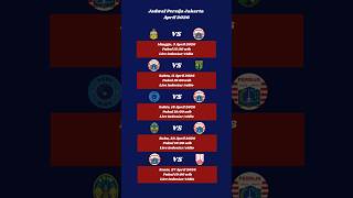 Jadwal Persija Jakarta April 2026liga 1 Bri Super League 20252026 