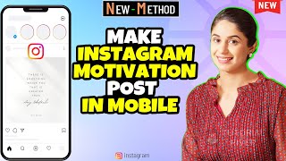 How to make Instagram motivation post in mobile | Tutorial River screenshot 3