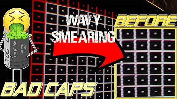 Sony PVM 1341 CRT Wavy Image ... Full Deflection and Power Recap ... Squiggly Ghosting Smearing