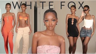 SUMMER/ VACATION TRY ON HAUL FT. WHITE FOX BOUTIQUE (BIKINIS, LINEN PANTS, AIPORT OUTFITS & MORE)