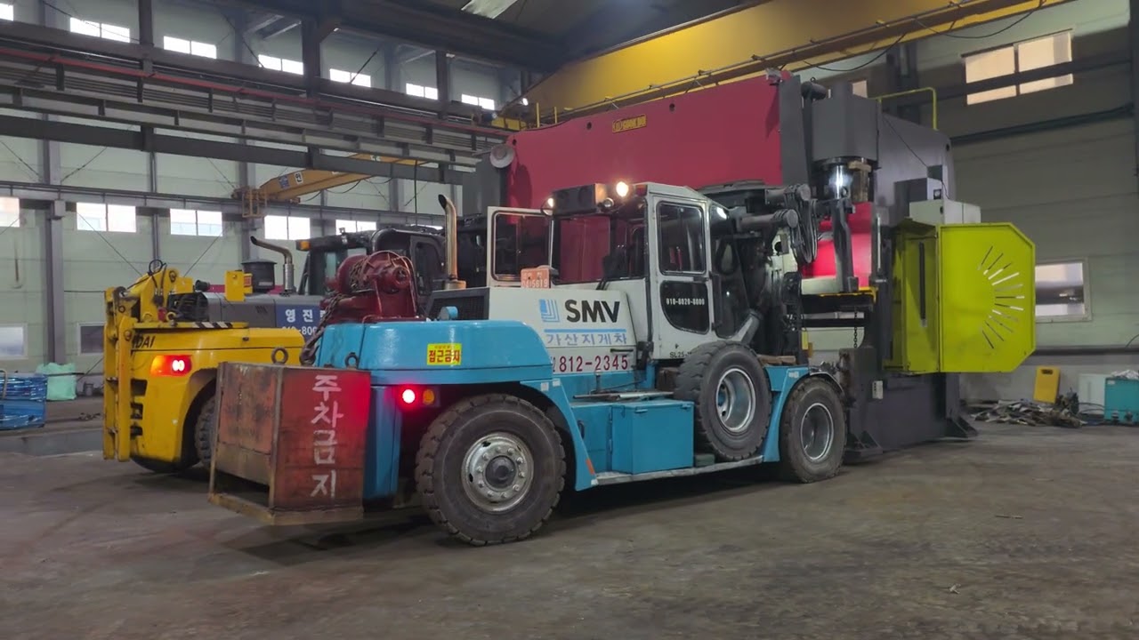 600Ton 7M 절곡기 설치,분해