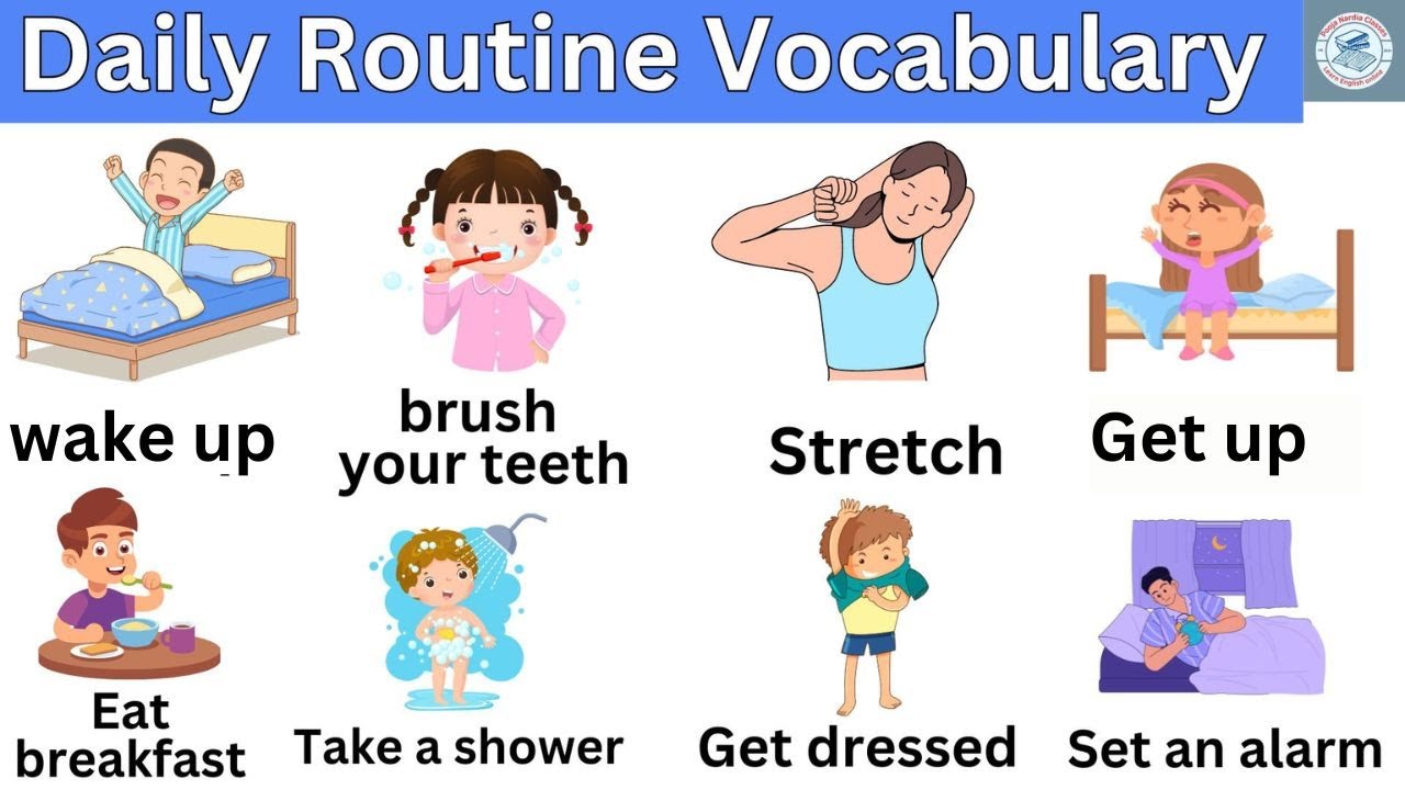 Daily Routines | Daily Use English Vocabulary | Learn English I - YouTube