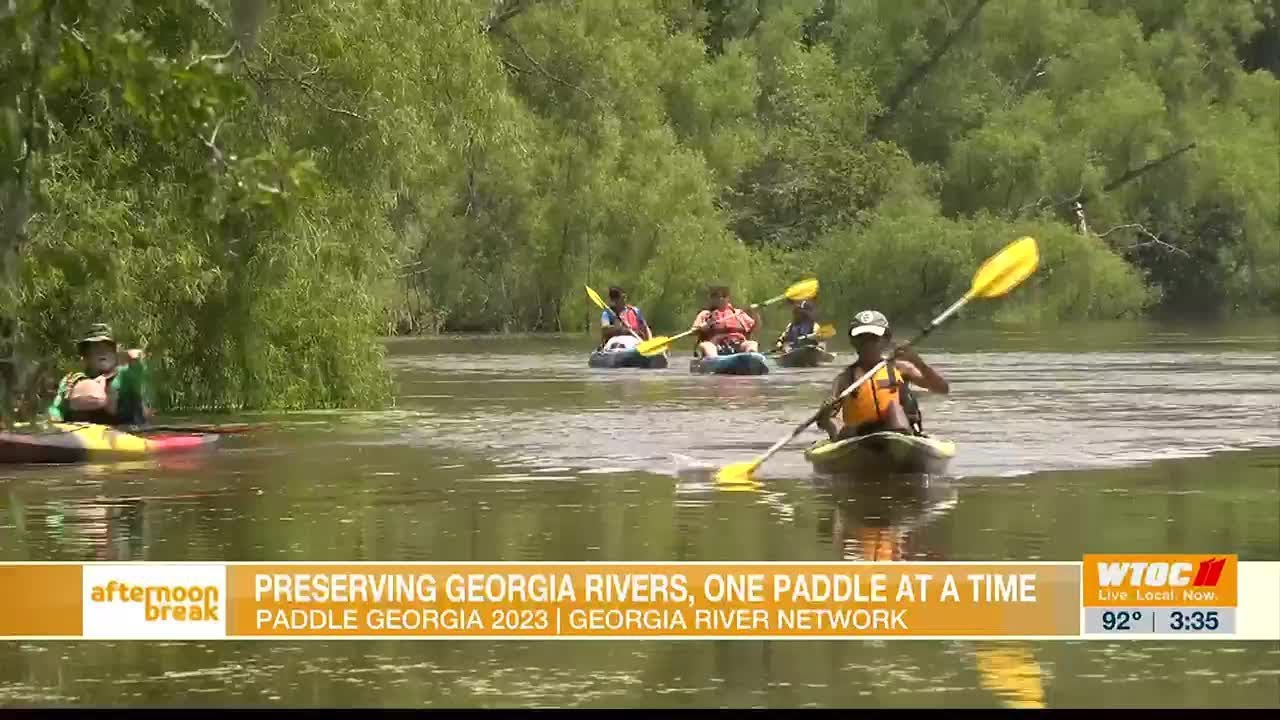 Preserving Georgia rivers, one paddle at a time - YouTube