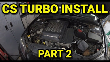 Mazdaspeed6 Corksport CST4 Turbo install Part 2