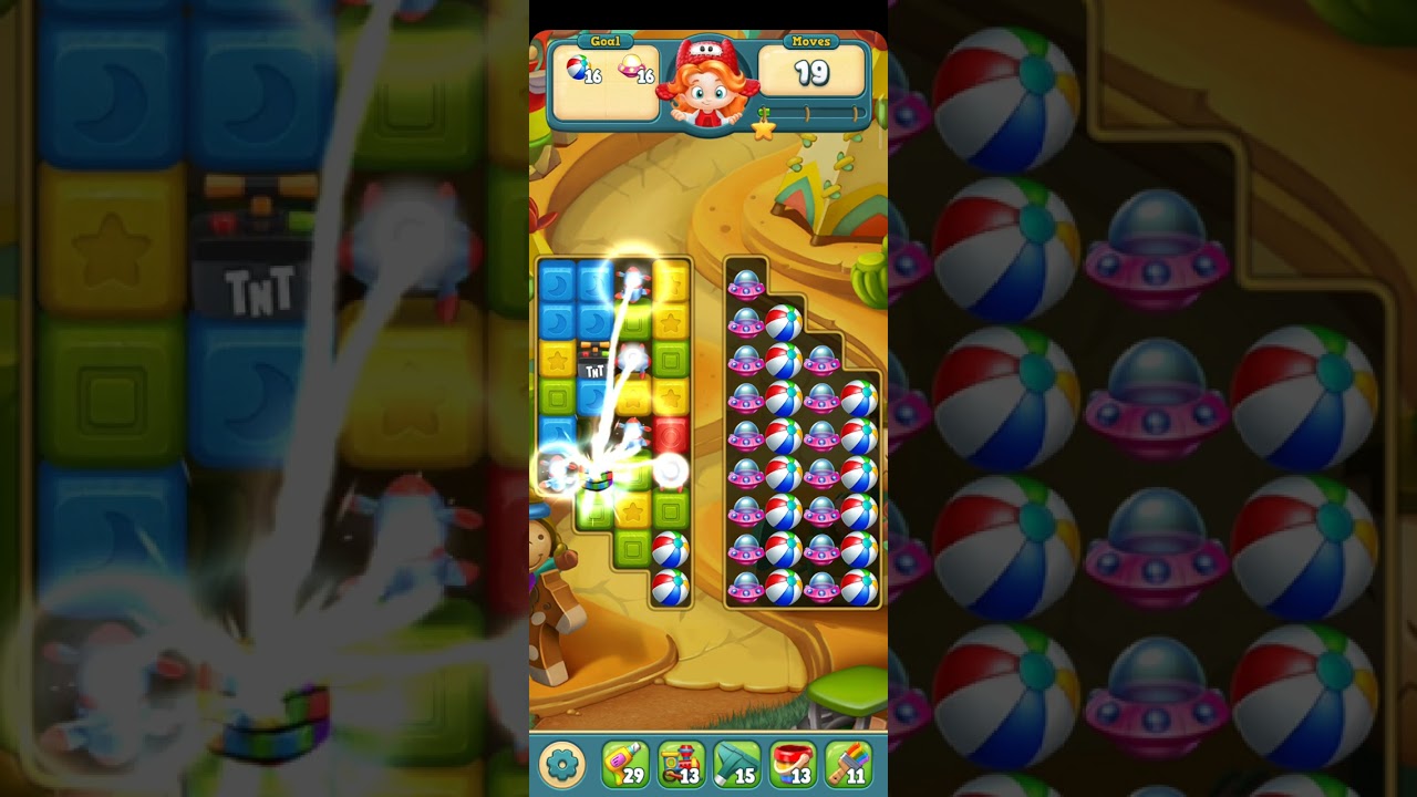 My best android Toy Blast gameplay hack level 660 peak games skillgaming 