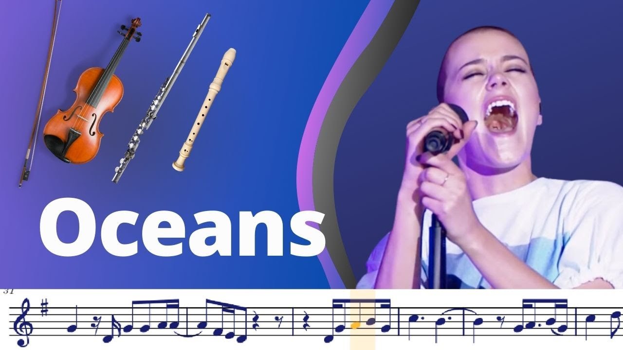 Oceans - Hillsong United - Playback e Partitura (Violino/Flauta)