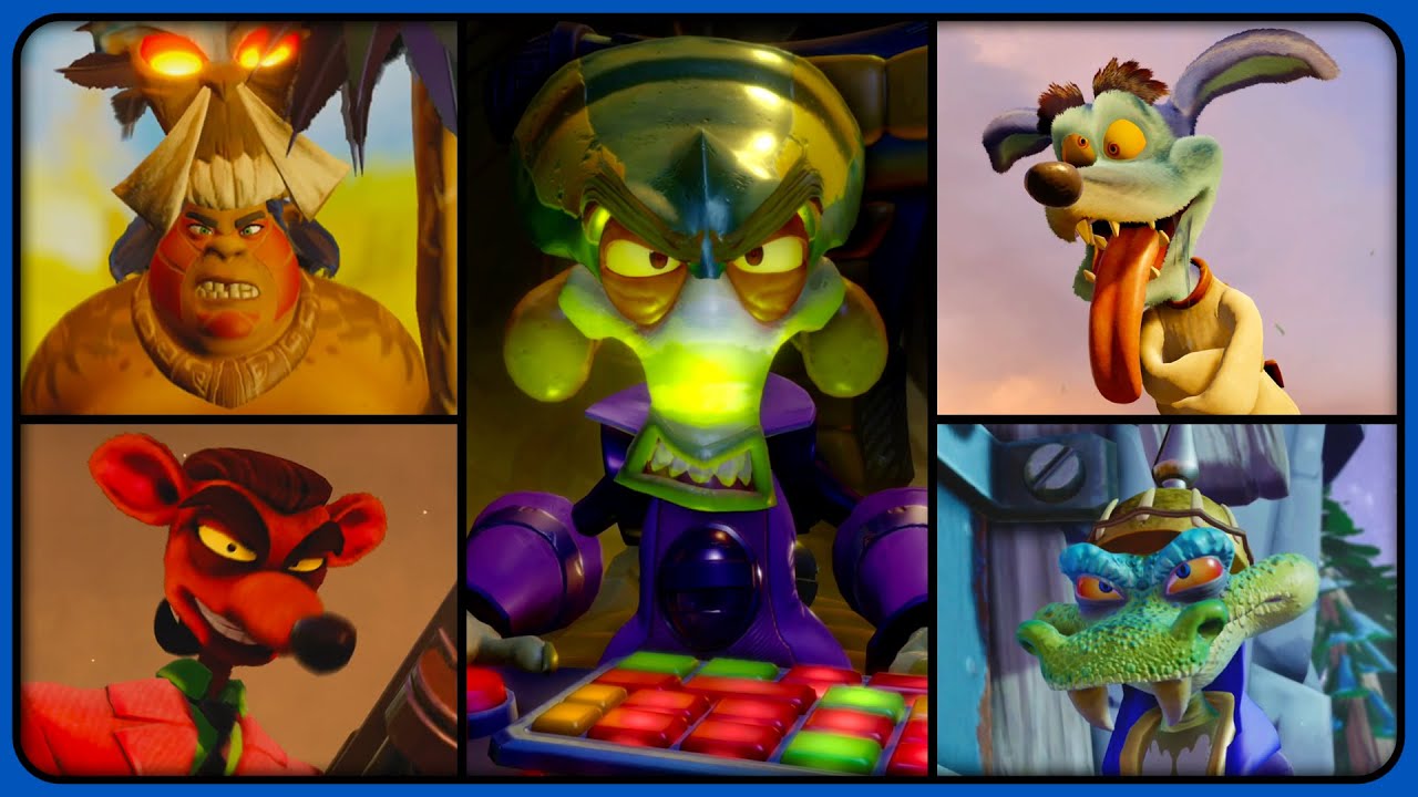 Crash Team Racing Nitro Fueled – All Bosses and Cutscenes (Full Gameplay)