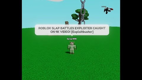 Person named ultimate_survivor7 In Roblox Caught EXPLOITING | Roblox Slap Battles Exploitbuster.