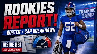 Giants Rookies Report to Camp! Complete Roster, Contract and Salary Cap Breakdown
