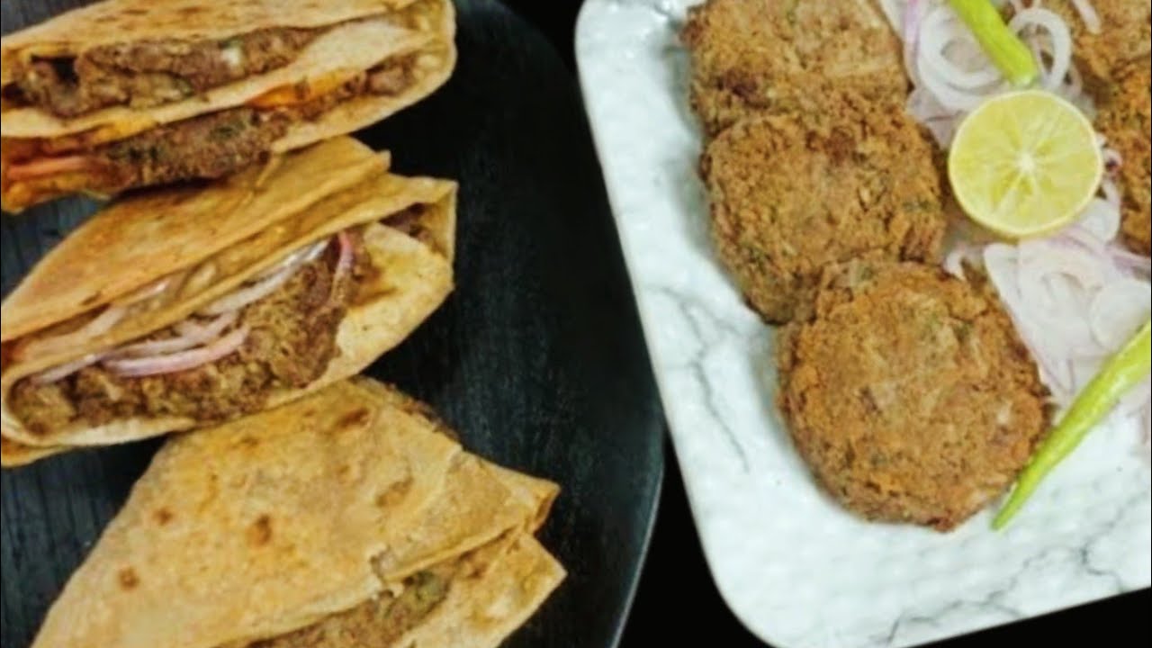 Hi-Protein Kala Chana  Kabab Wrap Recipe l  काला चना कबाब रेसिपी l tiffin box recipe