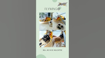 NEW FLYWING BELL 412 V4 GPS RC HELICOPTER #rchobby #razordon
