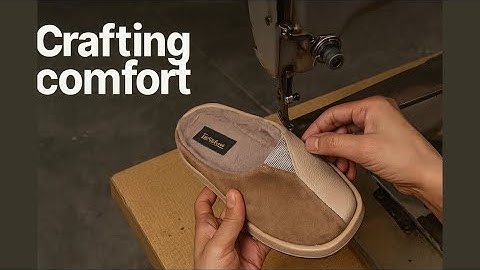 Crafting Cozy Perfection | Handmade Leather Slippers Making Process Step-by-Step