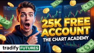 25K Free Account Giveaway | The Chart Academy🎉🎉|| Hurry up#trade #freefundedaccount #zeroinvestment