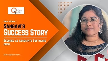 From ECE to Software Engineer | Sangavi Kannan’s Inspiring QSpiders Success Story!