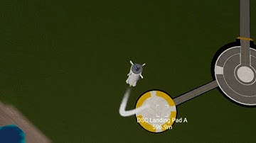 Target suicide burn in Simplerockets 2