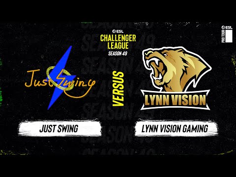 LIVE: Just Swing vs  Lynn Vision Gaming - ESL Challenger League - Season 49 AP