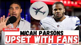 Micah Parsons, Cowboys star gets pissed off with fans at airport? | Brandon Mason Show
