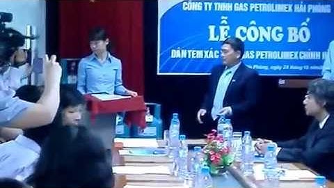 Lễ công bố dán Tem xác thực SMS trên Gas Petrolimex