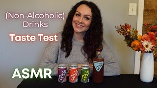 ASMR Ghia Non-Alcoholic Cocktail Drink Tasting 🍸 (Whispering, Tapping)