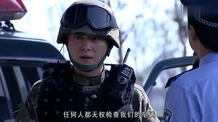 公安攔下武警車，強行要求檢查，軍官下車笑着怒懟：你級別不夠 - 天天要聞