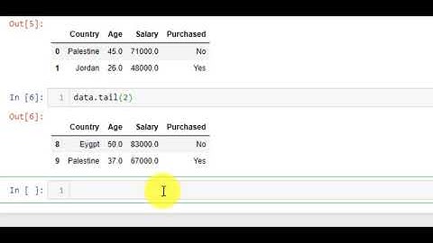 005- استيراد البيانات و عرضها في Jupyter notebook
