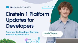 Einstein 1 Platform Updates for Developers in Summer '24