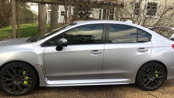 Got Llumnar Formula One window tint installed on my WRX STI