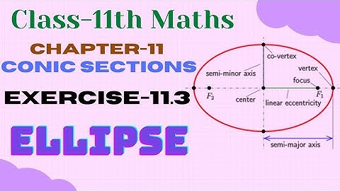 Class-11th Maths Ch-11 Conic Sections Ex-11.3 NCERT Completely Solved