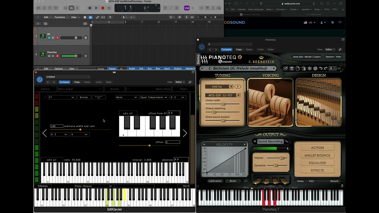 Tuning: Sharing bitKlavier Tuning with other plugins/applications via MTS-ESP