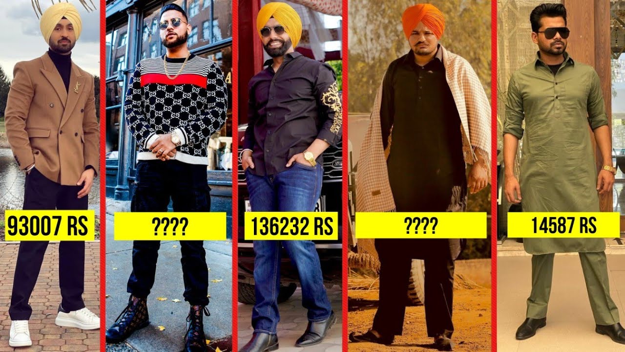 Which Punjabi Singer Wears The Most Expensive Clothes? Sidhu Moose Wala