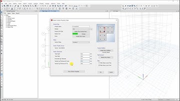 How to Define L Column Section in Etabs