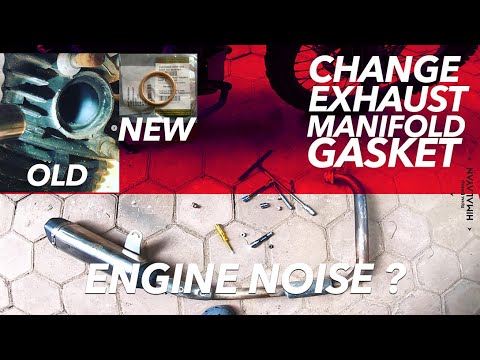 ROYAL ENFIELD HIMALAYAN ABNORMAL ENGINE NOISE FIX- CHANGE EXHAUST