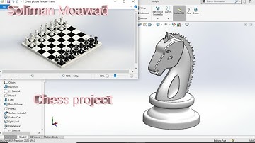 Chess Project , Solidworks Advanced Tutorials , Part 1/7 Knight