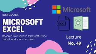 49   Mapping Your If Function  In  MS  Excel  |  MS  Excel  full  Course