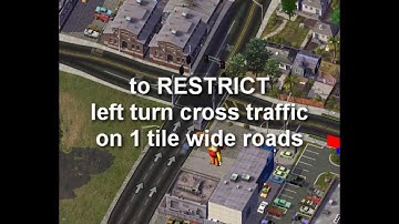NAM Tutorial - Road Turn Lane Restrictions