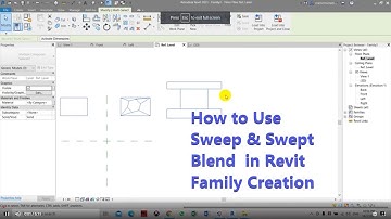 How to Use Sweep & Swept Blend  in Revit Family Creation