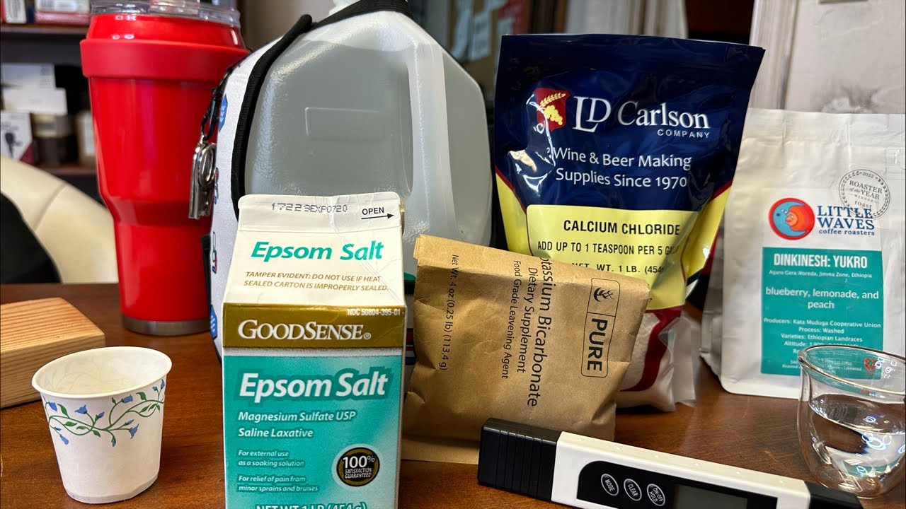 DIY Coffee Water Recipe Barista Hustle water recipe YouTube